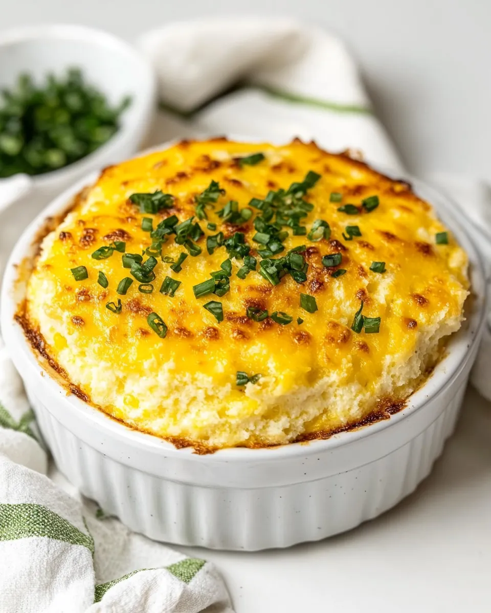 Mexican Cheese Soufflé