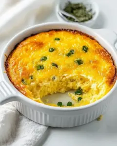Mexican Cheese Soufflé