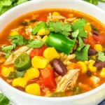 Mexican Chicken Rice Soup