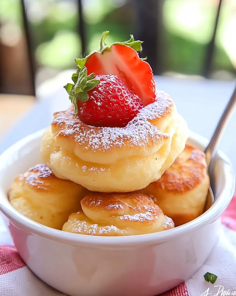Mini Puffed Oven Pancakes