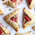 Mini Strawberry Pistachio Turnovers