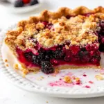Mixed Berry Streusel Pie