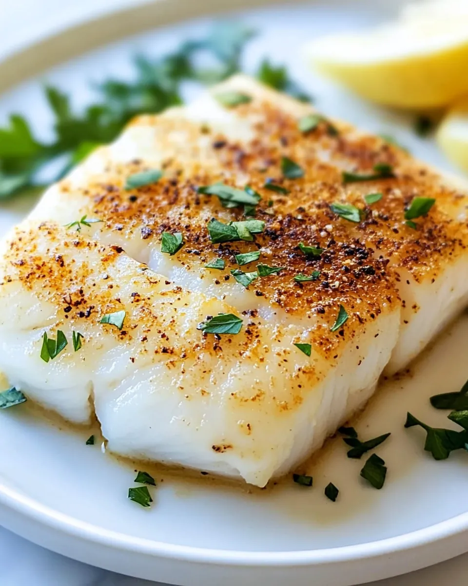 Moist Oven Baked Cod