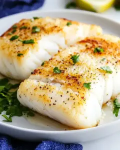 Moist Oven Baked Cod