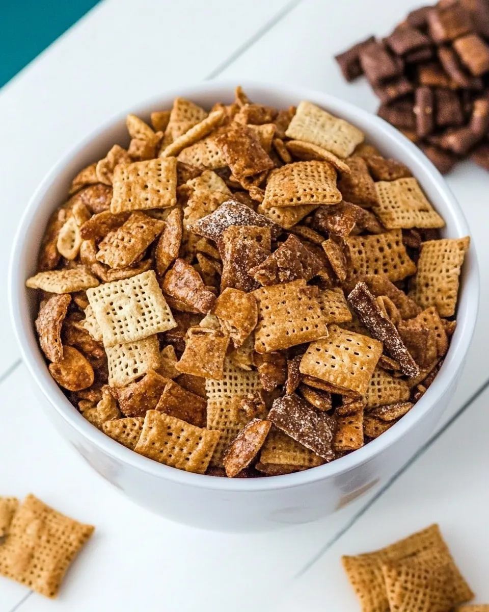 Moms Secret Christmas Eve Chex Mix