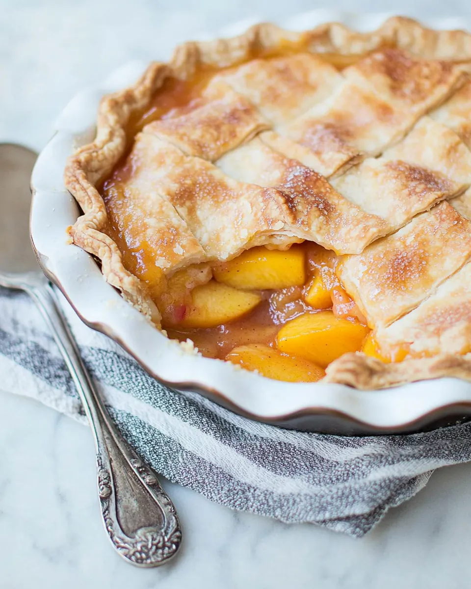 Mountain Fresh Peach Pie