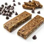 No Bake Chocolate Chip Protein Bars