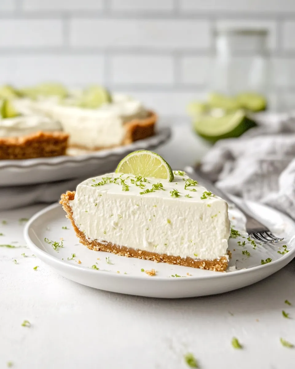No Bake Key Lime Pie