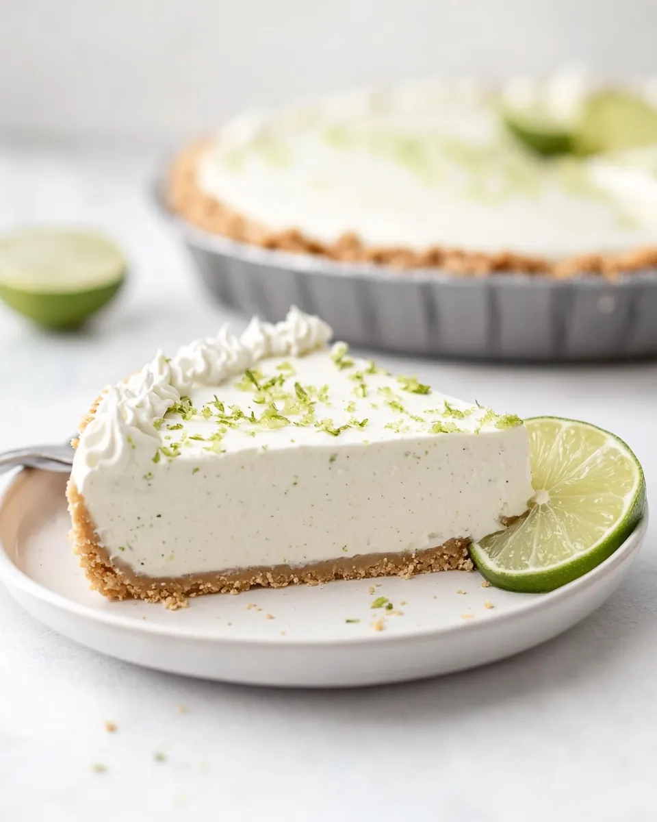 No Bake Key Lime Pie