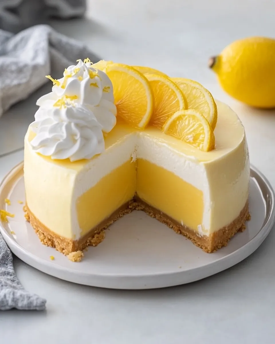 No Bake Lemon Cheesecake