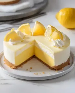 No Bake Lemon Cheesecake