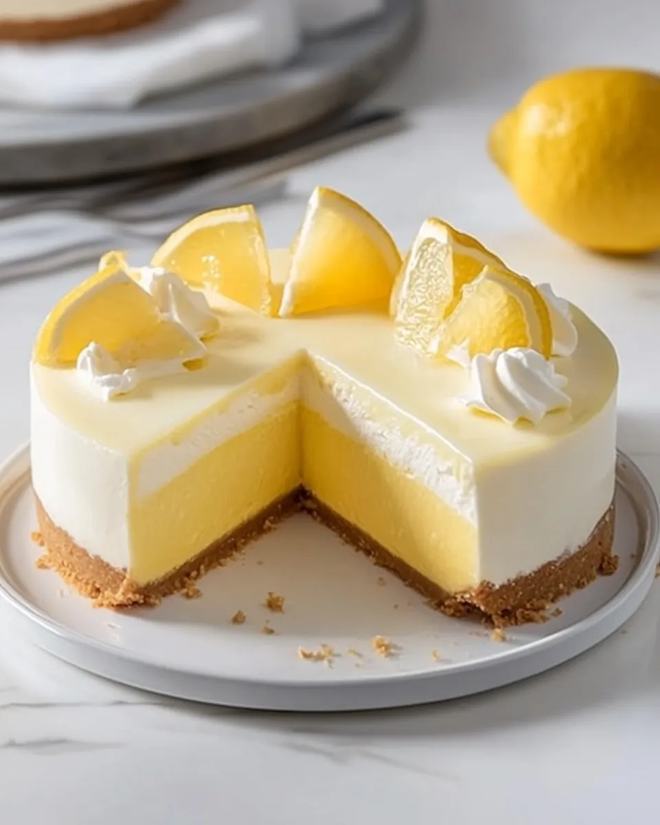 No Bake Lemon Cheesecake