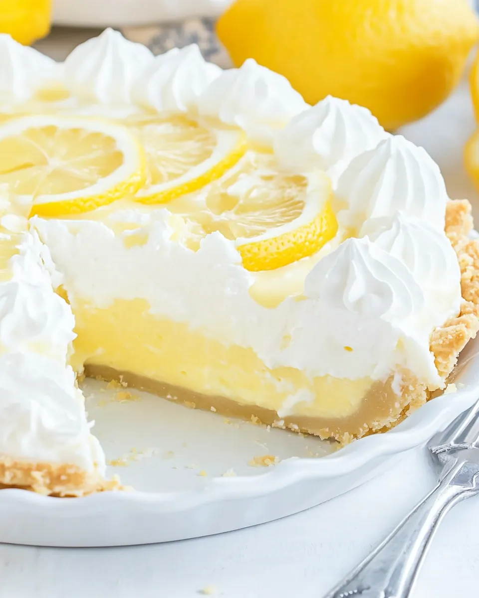 No Bake Lemon Cream Pie