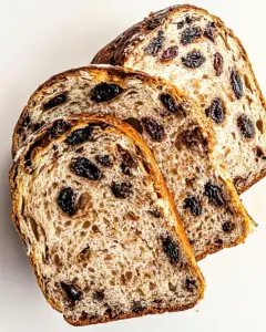 No Knead Cinnamon Raisin Bread