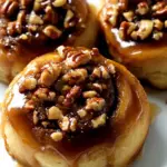No Knead Sticky Pecan Caramel Cinnamon Rolls