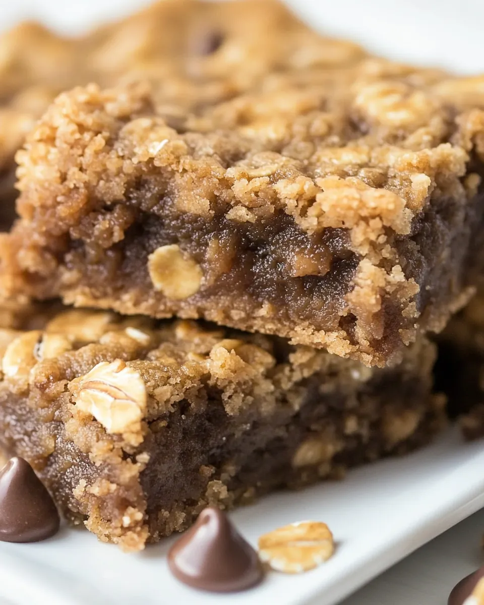 Oatmeal Scotchie Brookies