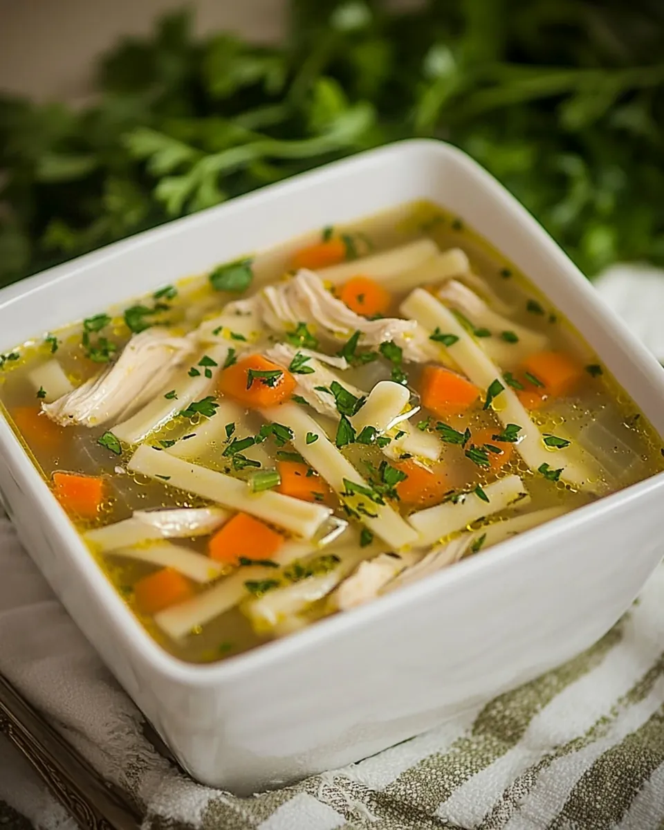 Old Fashioned Chicken Noodle Soup