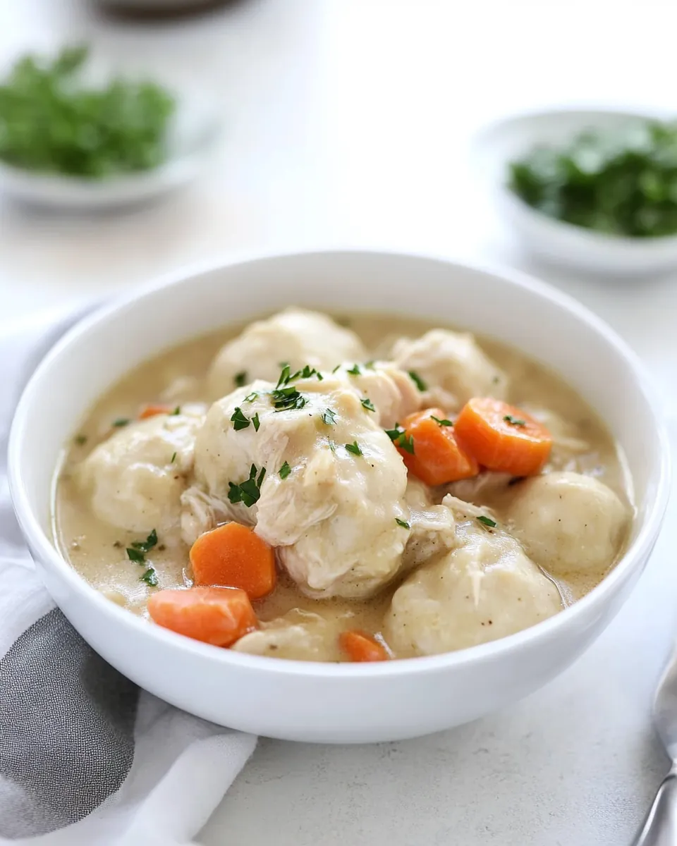 Old Fashioned Chicken and Dumpling Recipe