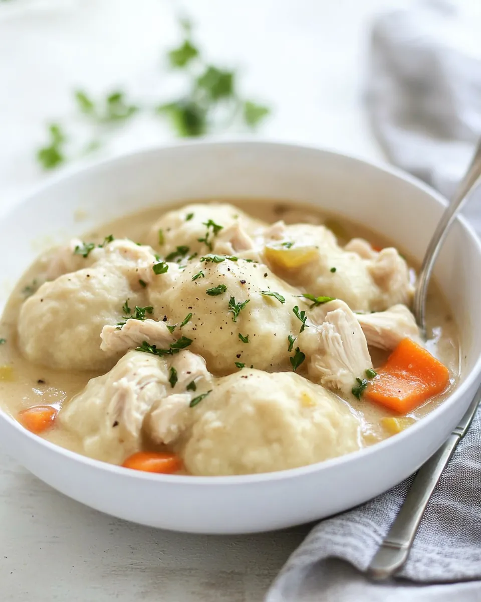 Old Fashioned Chicken and Dumpling Recipe