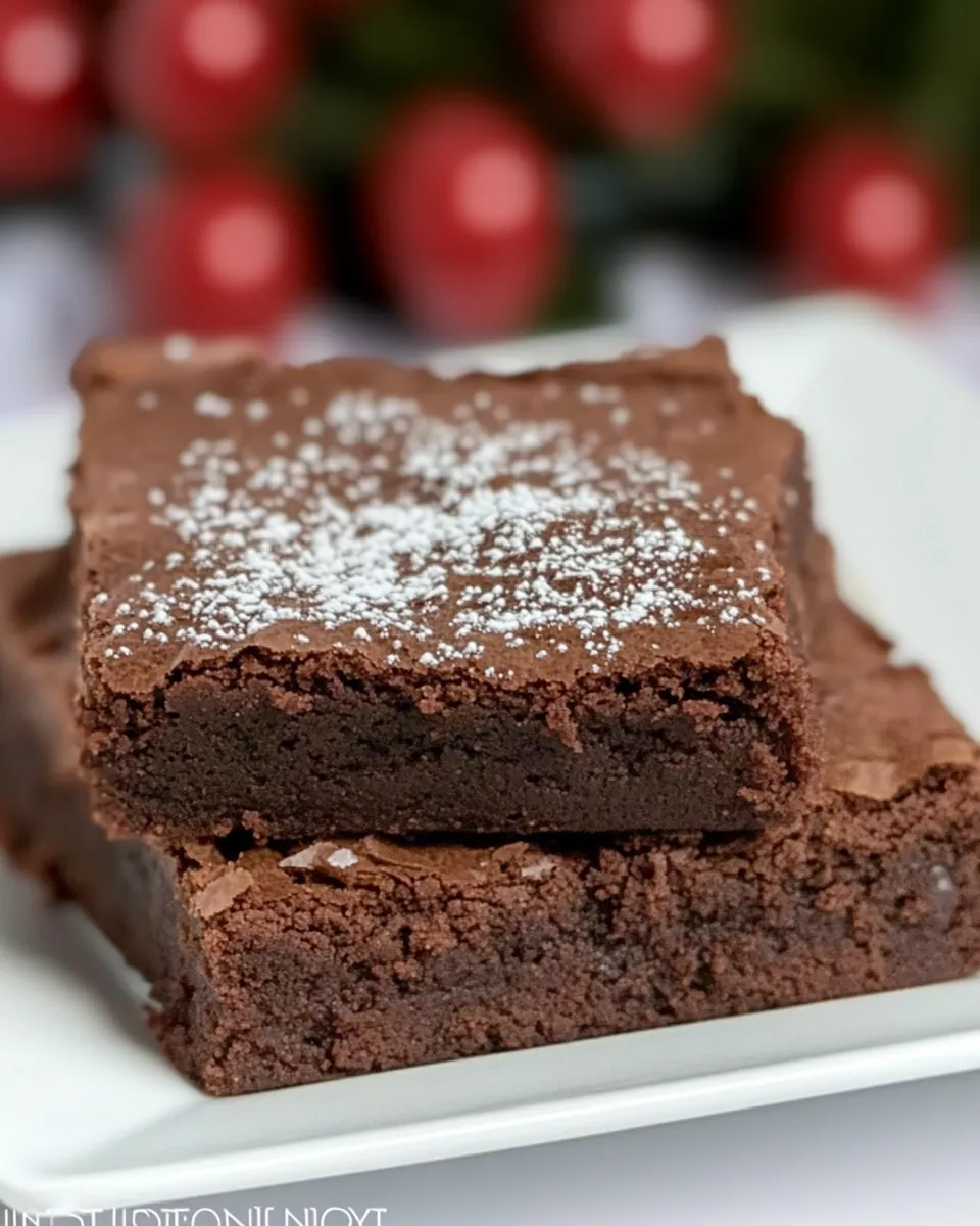 One Bowl Fudgy Brownies