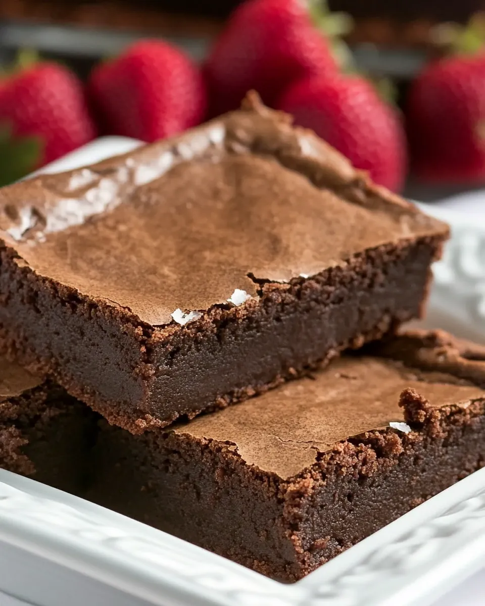 One Bowl Fudgy Brownies
