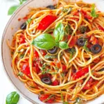 One Pot Spaghetti Puttanesca