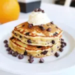 Orange Ricotta Chocolate Chip Pancakes