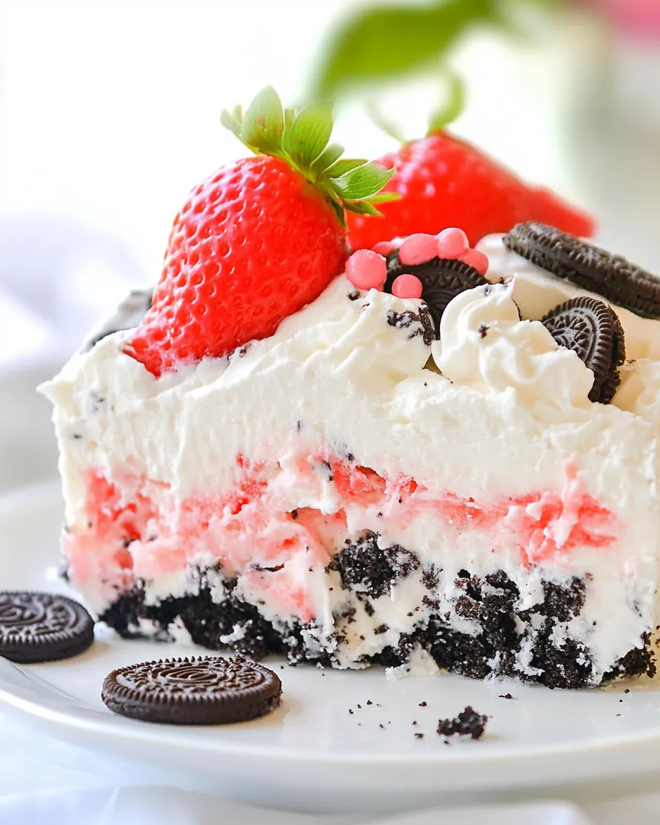 Oreo Ice Box Cake
