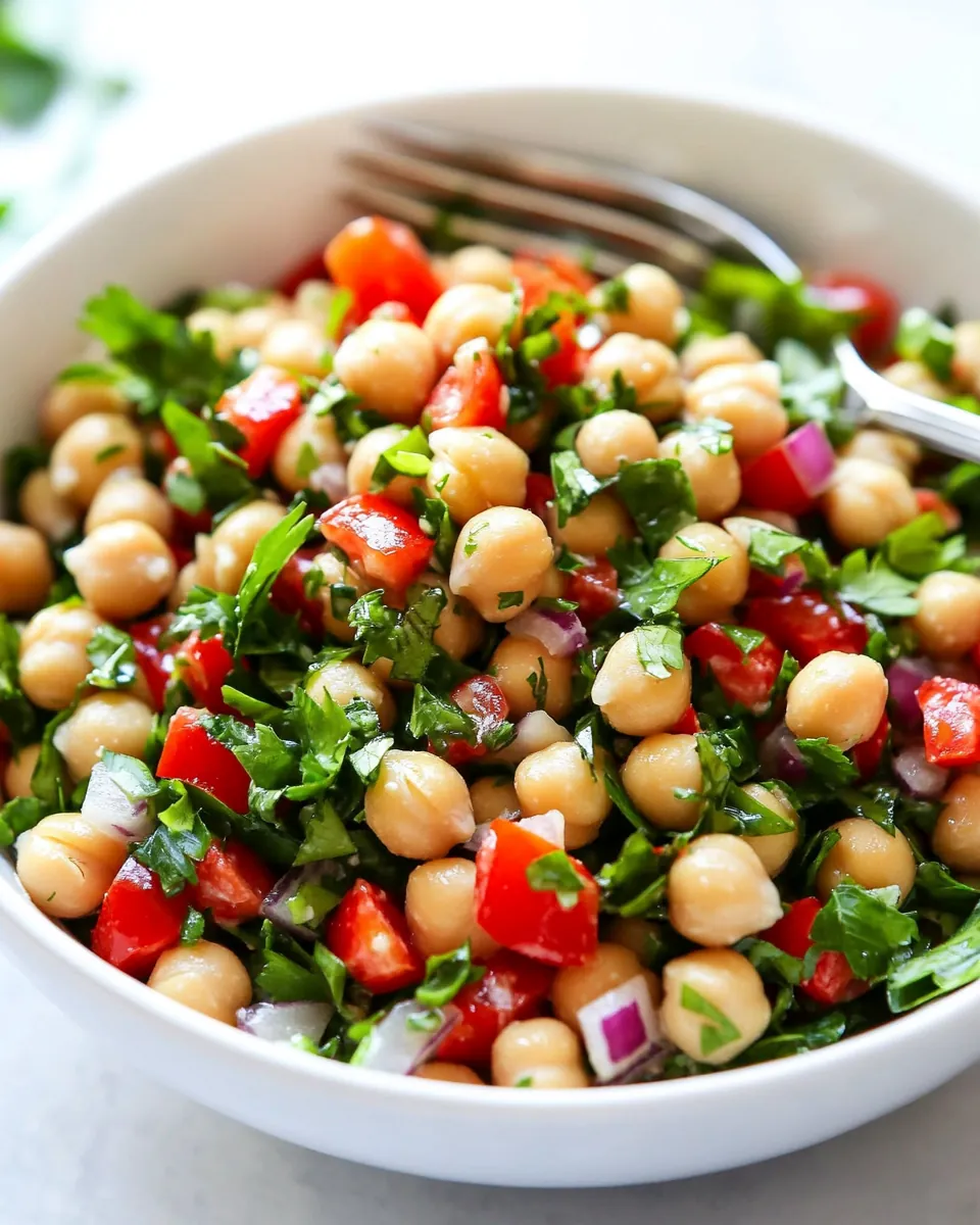 Mediterranean Chickpea Salad