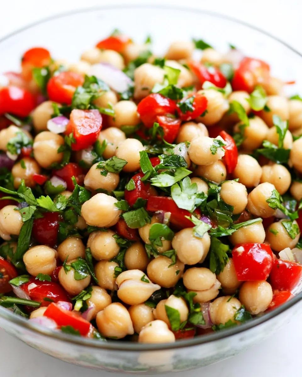 Mediterranean Chickpea Salad