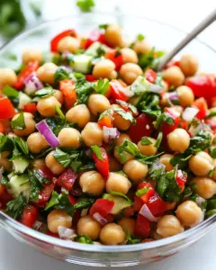 Mediterranean Chickpea Salad