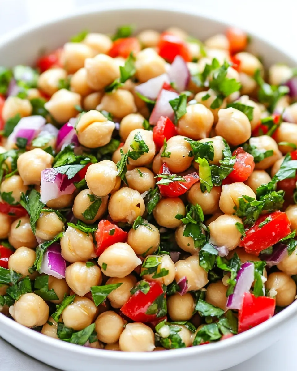 Mediterranean Chickpea Salad