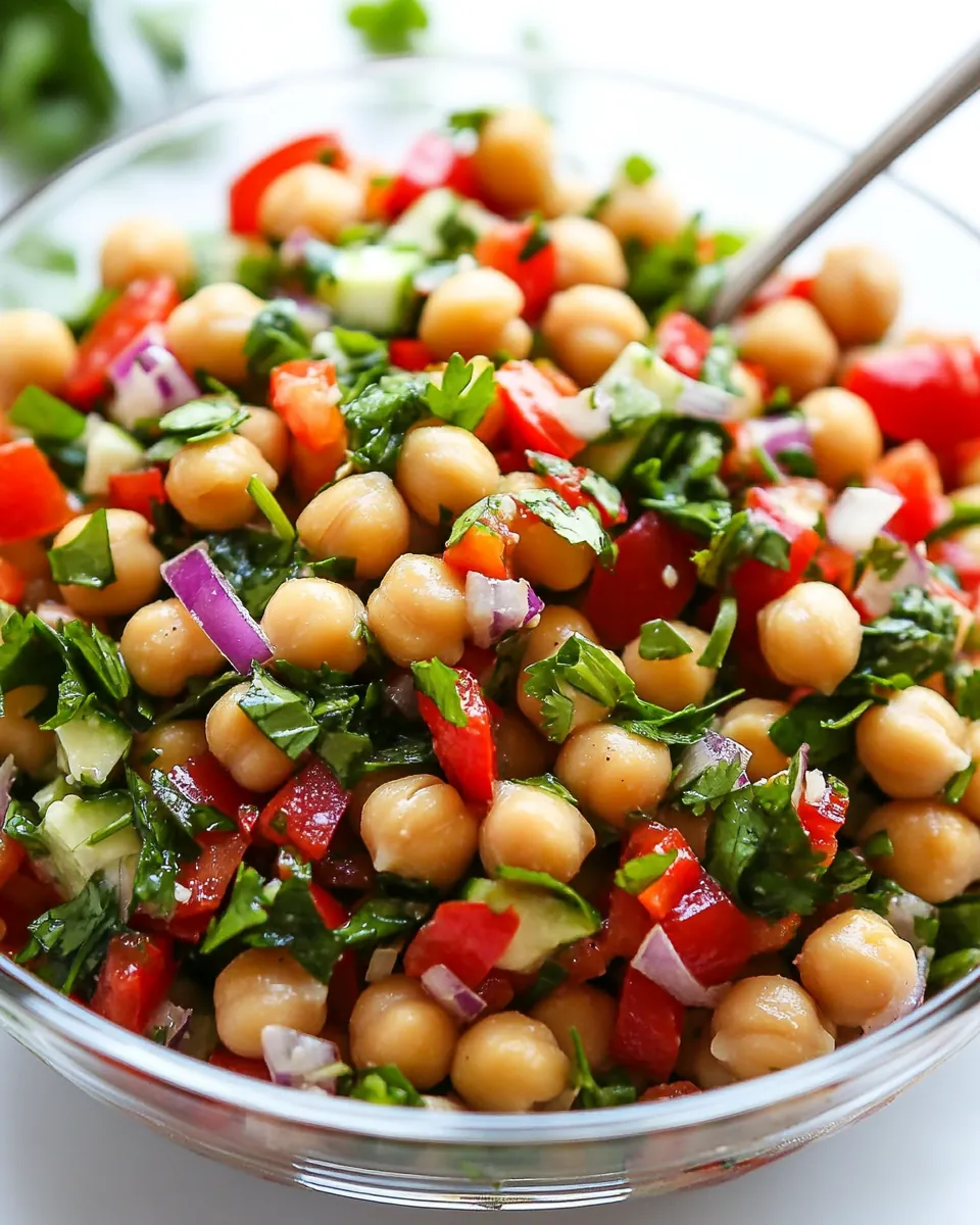 Mediterranean Chickpea Salad