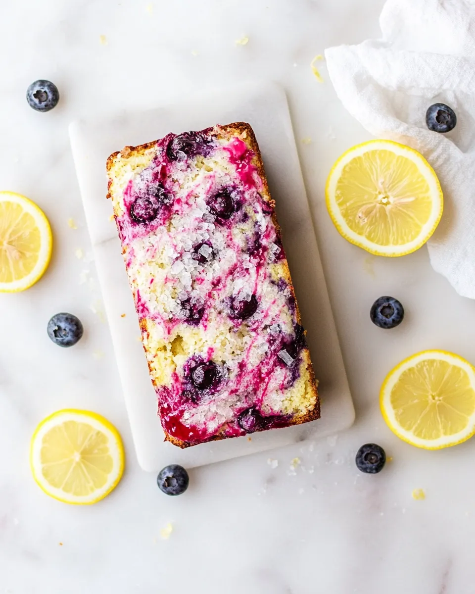Paleo Lemon Blueberry Bread