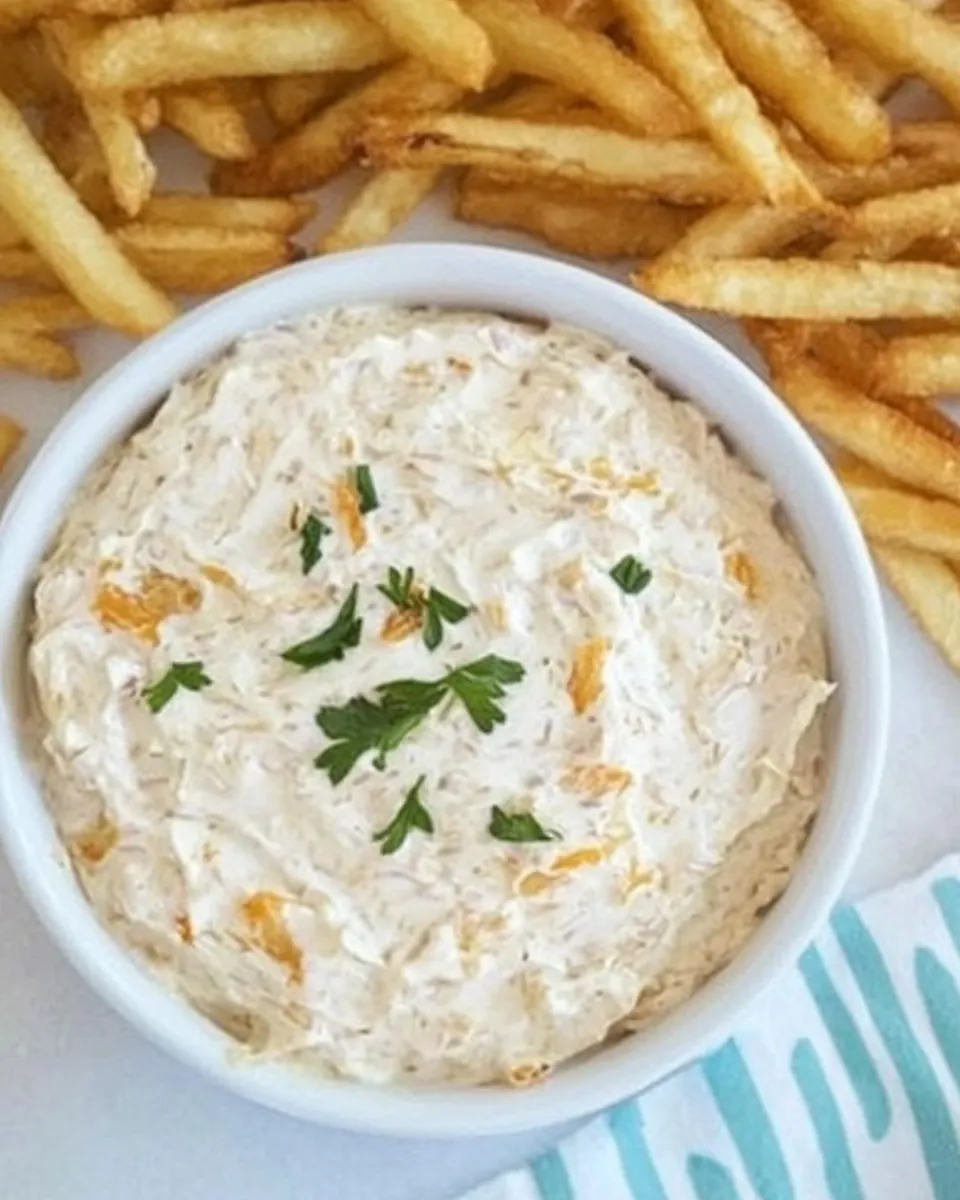 Pan Fried Onion Dip