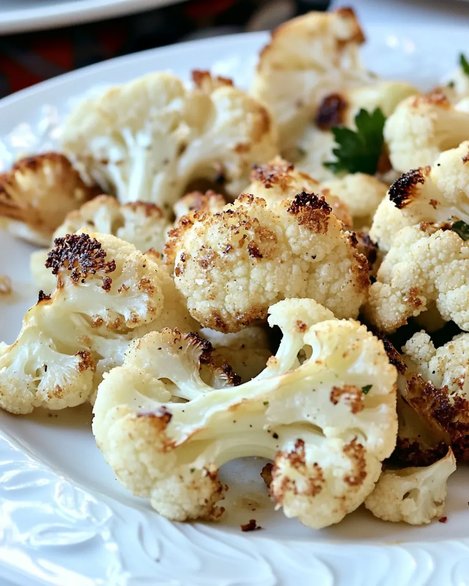 Parmesan Roasted Cauliflower