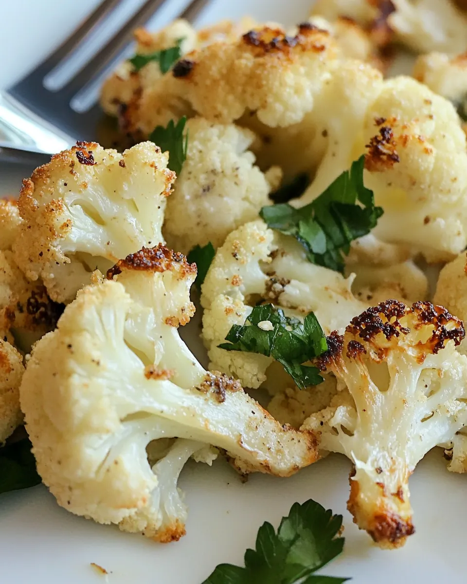 Parmesan Roasted Cauliflower