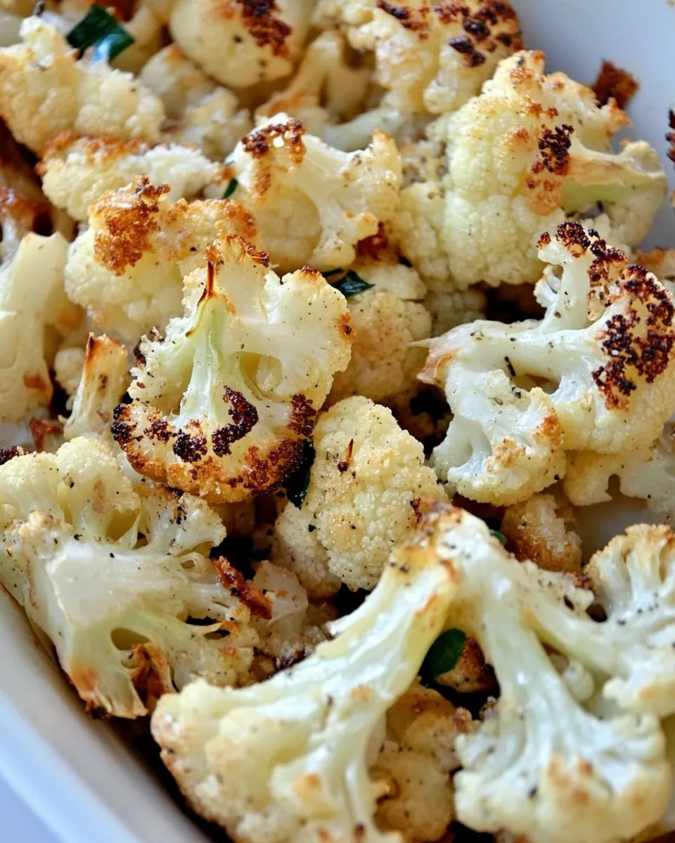 Parmesan Roasted Cauliflower