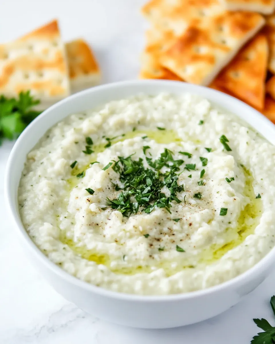 Parmesan White Bean Dip