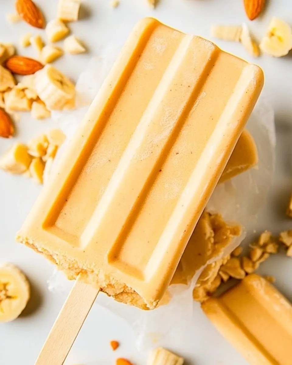 Peanut Butter Banana Pops
