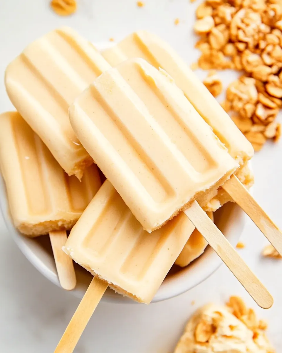 Peanut Butter Banana Pops