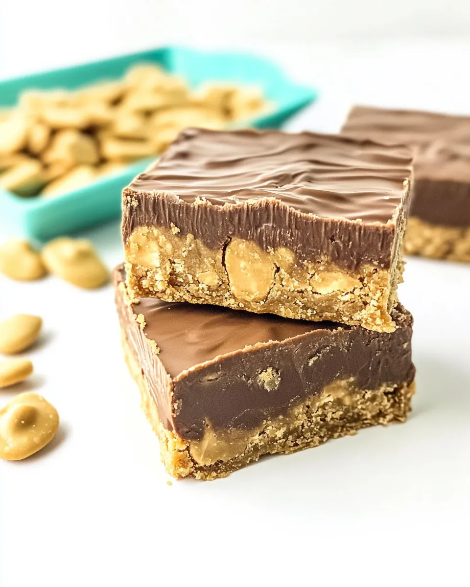 Peanut Butter Cookie Fudge Bars