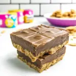 Peanut Butter Cookie Fudge Bars