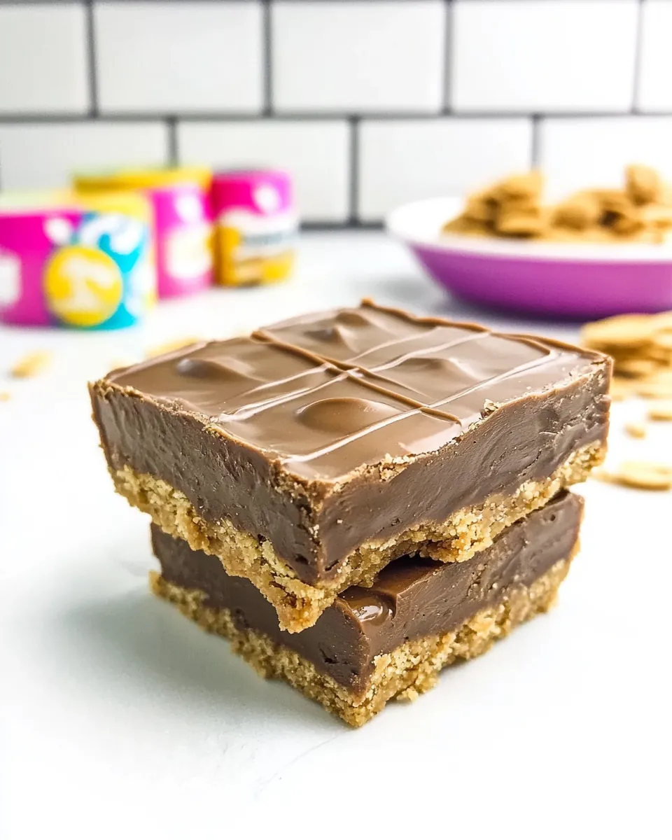 Peanut Butter Cookie Fudge Bars