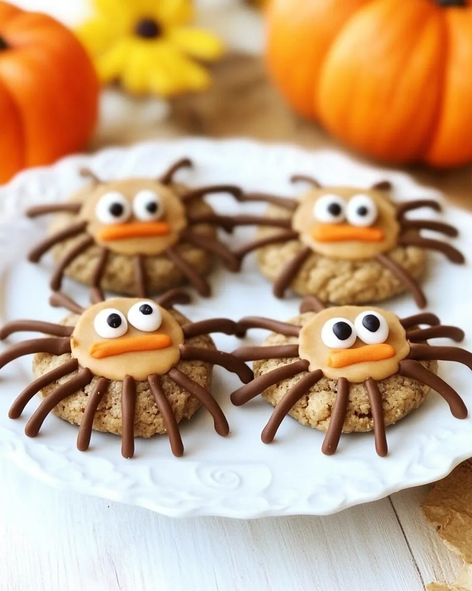 Peanut Butter Cookie Spiders