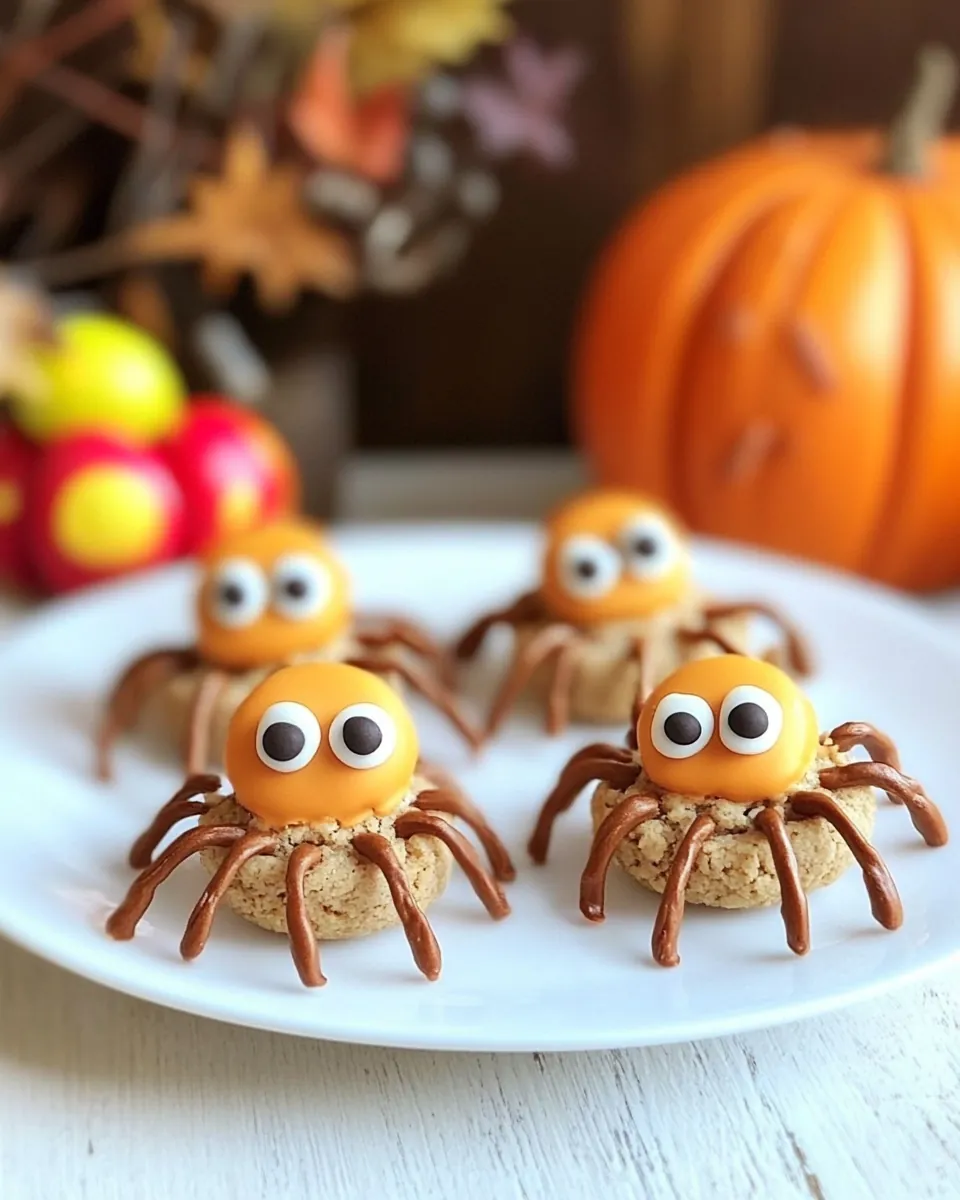 Peanut Butter Cookie Spiders