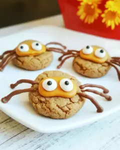Peanut Butter Cookie Spiders