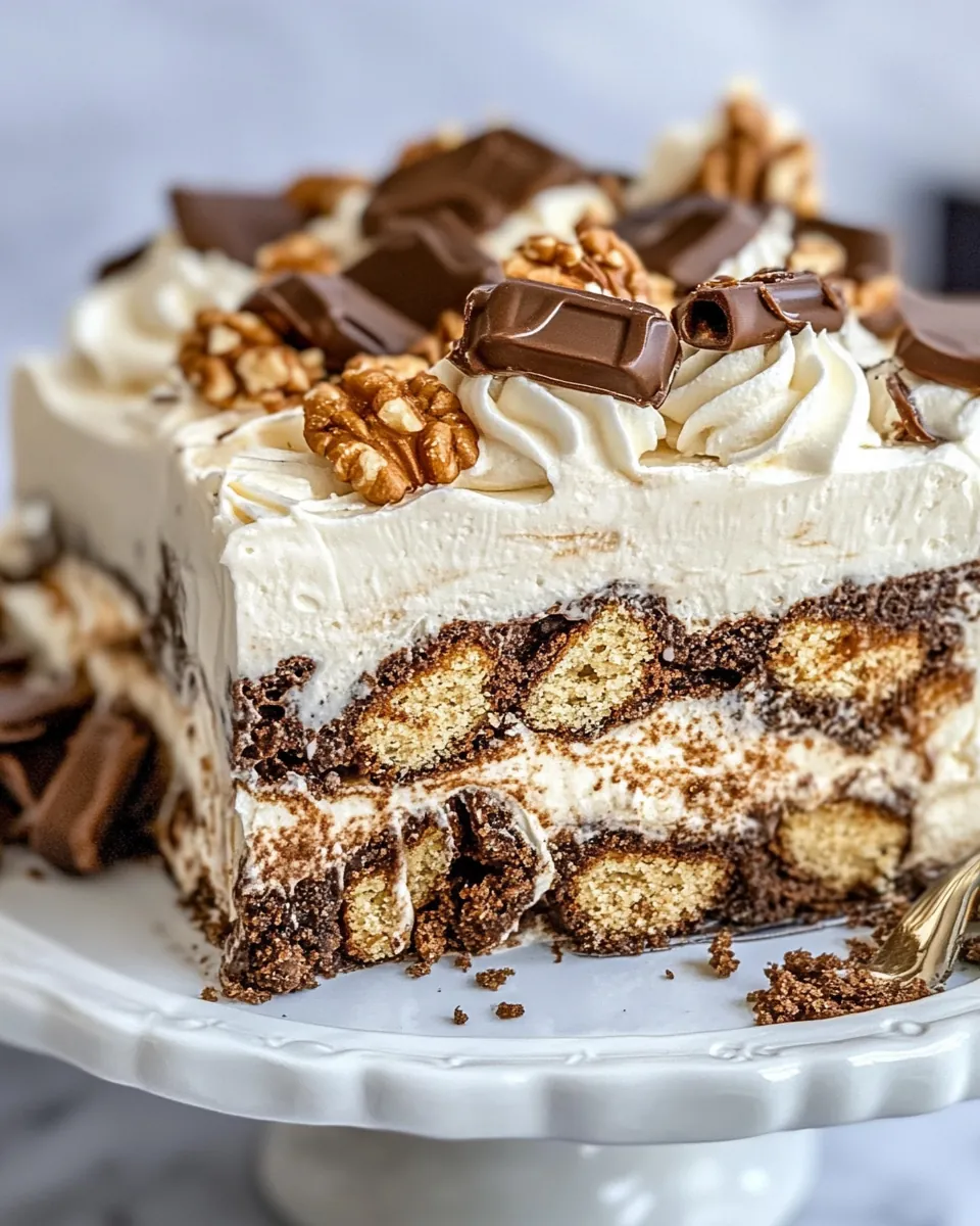 Peanut Butter Icebox Cake