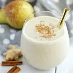 Pear Ginger Cinnamon Oat Smoothie