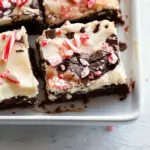 Peppermint Bark Brownies